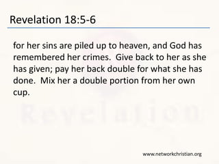 Revelation of all Sins