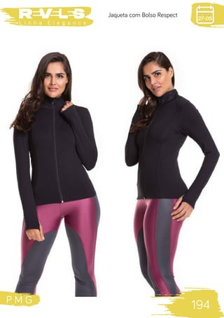 P M G
194
L i n h a E l e g a n c e
27-05
Jaqueta com Bolso Respect
 