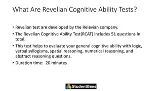 Revelian tests and how to ace them | PPT