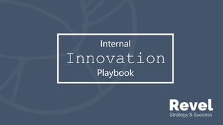 Innovation
Playbook
Internal
 