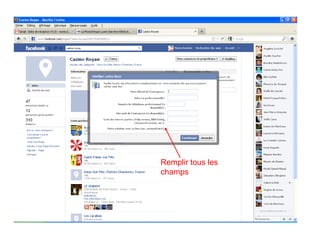 Remplir tous les champs 