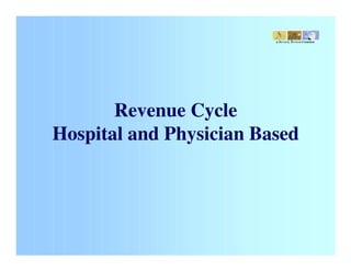 a Beverly Brouse Creation




       Revenue Cycle
Hospital and Physician Based
 