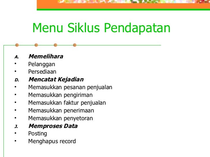 ringkasan kejadian 3 Revenue Cycle