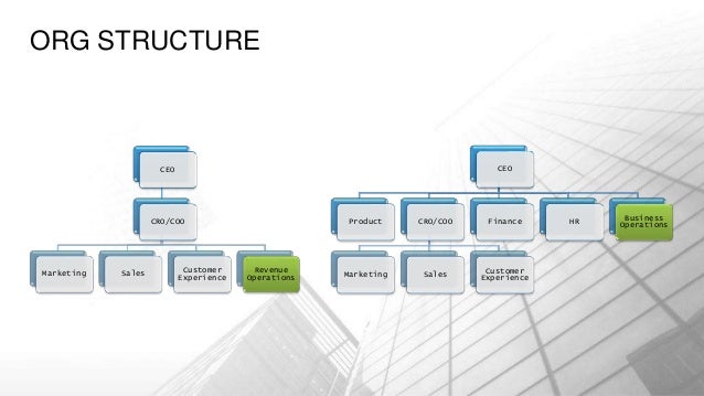 Revenue Operations Org Chart