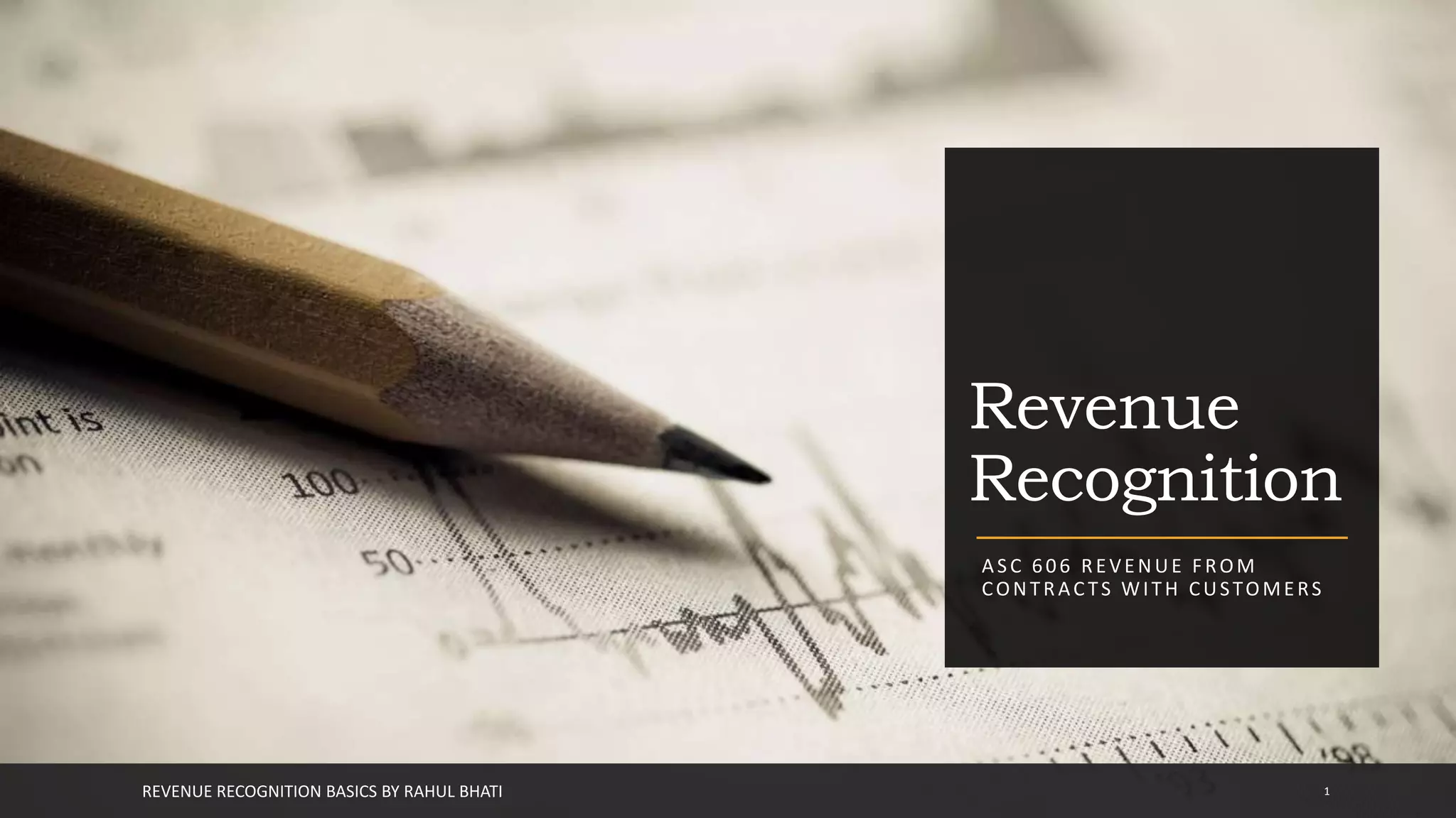 Revenue recognition ASC 606 | PPTX