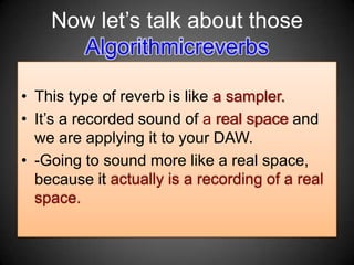 Reverb Example Reverb | PPTX