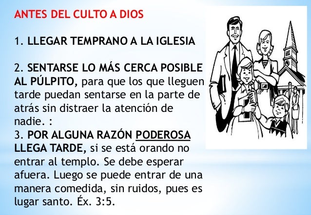 REVERENCIA EN LOS TEMPLOS DE DIOS