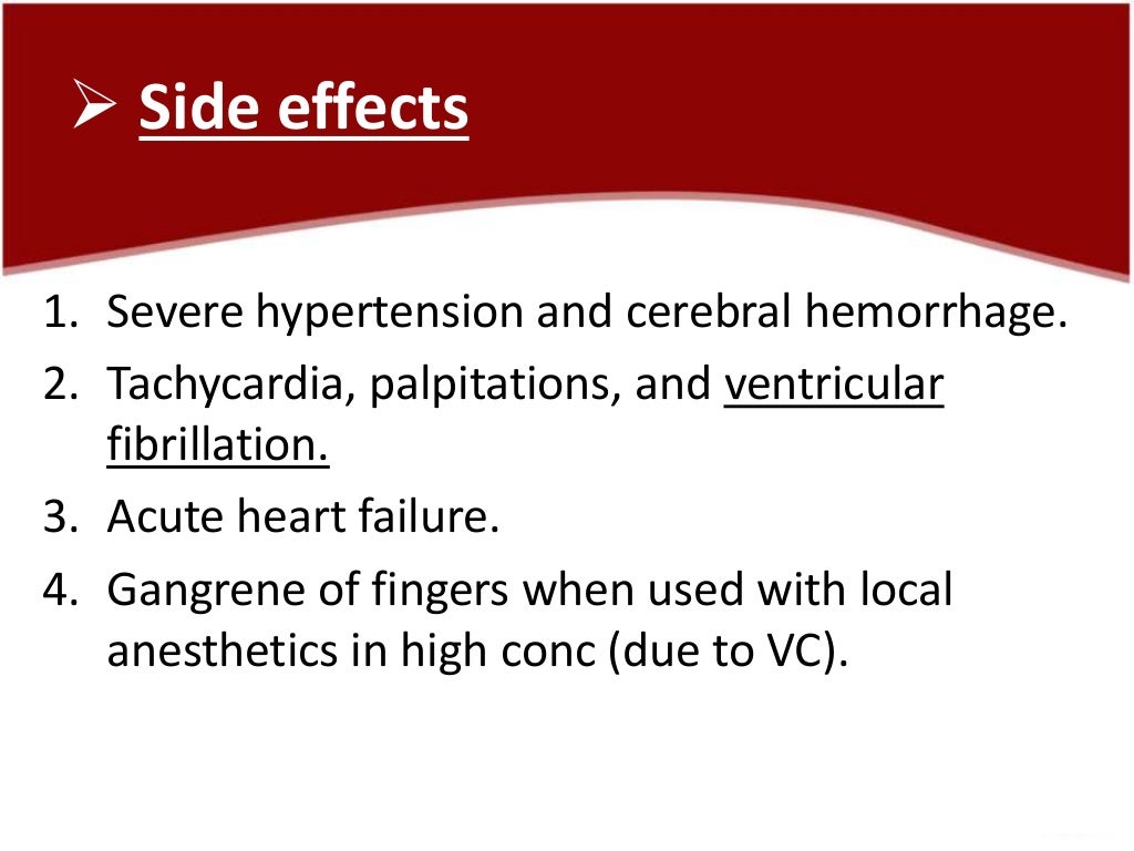 adrenaline high blood pressure
