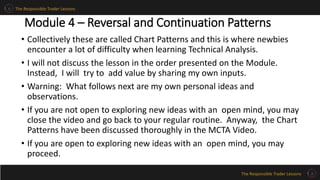 Module 4 - Reversal and Continuation Patterns | PPTX