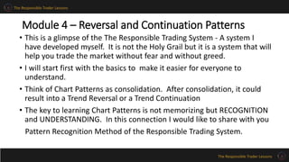 Module 4 - Reversal and Continuation Patterns | PPTX