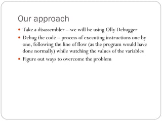 An introduction to Reverse Engineering | PPS