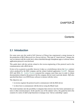 Reverse Engineering BLE Devices Documentation | PDF
