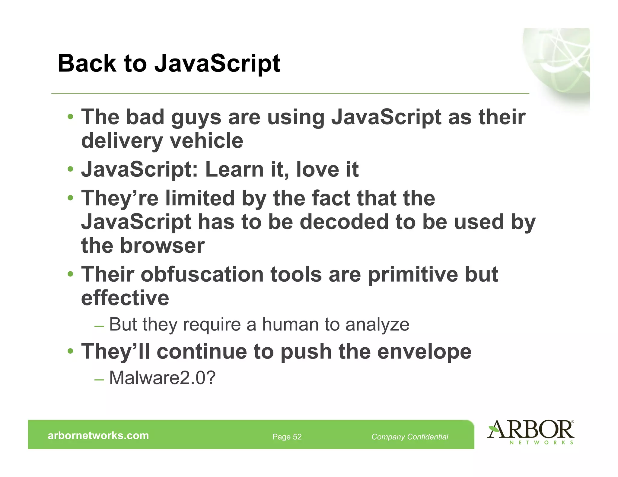 Reverse Engineering Malicious Javascript