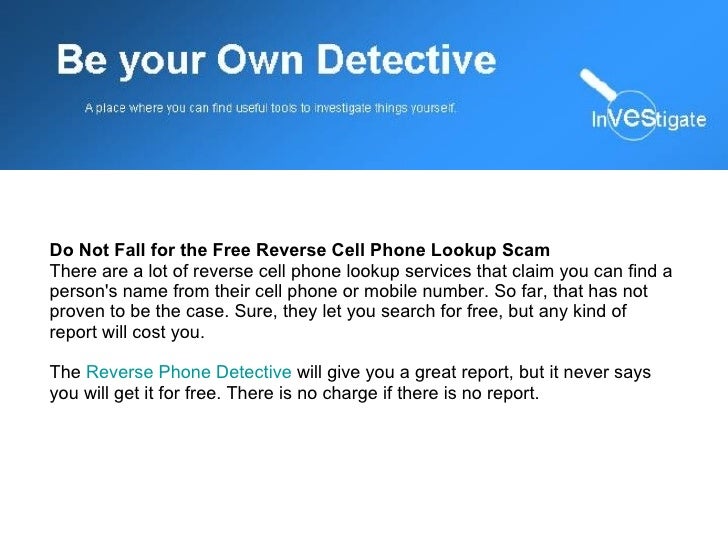 Where can you do a free reverse search of a phone number?