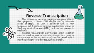 reverse-transcriptase ADVANCES IN BIOLOGICAL SCIENCE.pptx