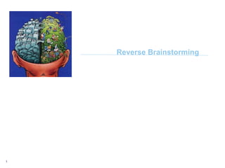 1
Reverse Brainstorming
 