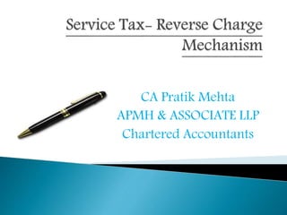 CA Pratik Mehta
APMH & ASSOCIATE LLP
Chartered Accountants
 
