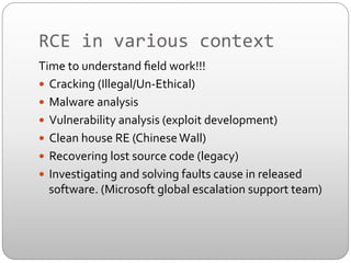 Reverse Shell Vs Rce Hacking with Reverse Engineering and Defense against it | PDF