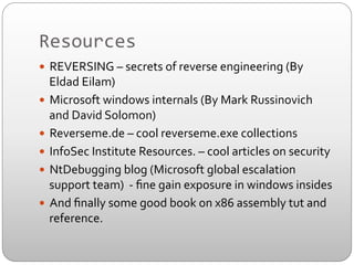 Hacking with Reverse Engineering and Defense against it | PDF