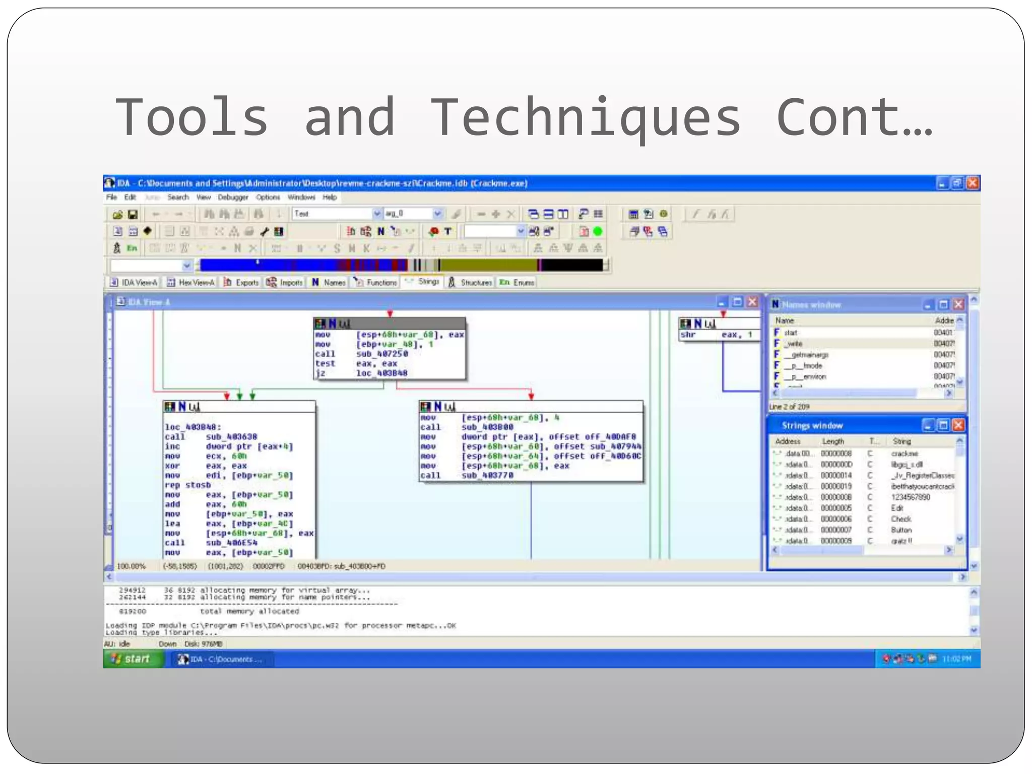 Reverse code engineering | PPTX