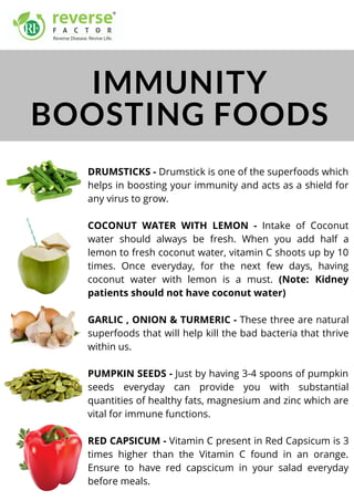 DRUMSTICKS - Drumstick is one of the superfoods which
helps in boosting your immunity and acts as a shield for
any virus t...