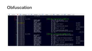 Obfuscation
 