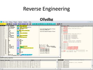 Reverse Engineering
      Ollydbg
 