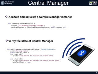  Allocate and initialize a Central Manager instance
Verify the state of Central Manager
Central Manager
7
 