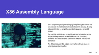 Reverse engineering & immunity debugger | PPTX