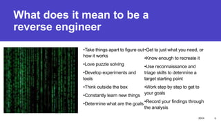 Reverse engineering & immunity debugger | PPTX