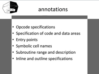 Reverse engineering of binary programs for custom virtual machines | PDF