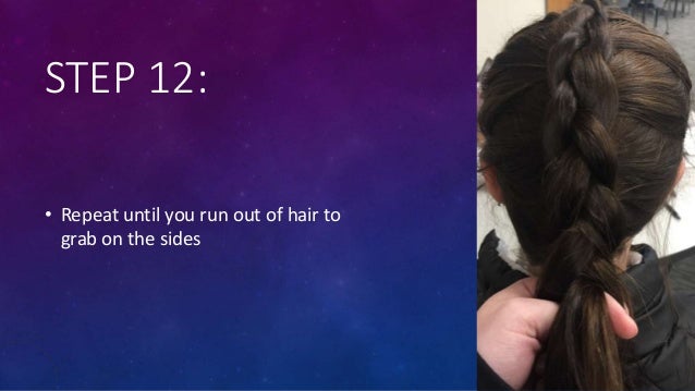 How To Reverse French Braid Tutorial Pp