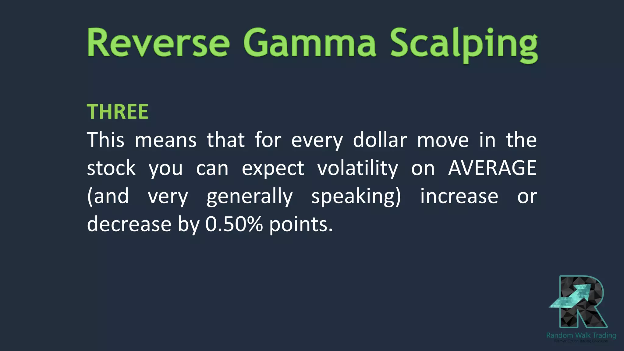 Option Trading Strategy: Reverse Gamma Scalping | PPT