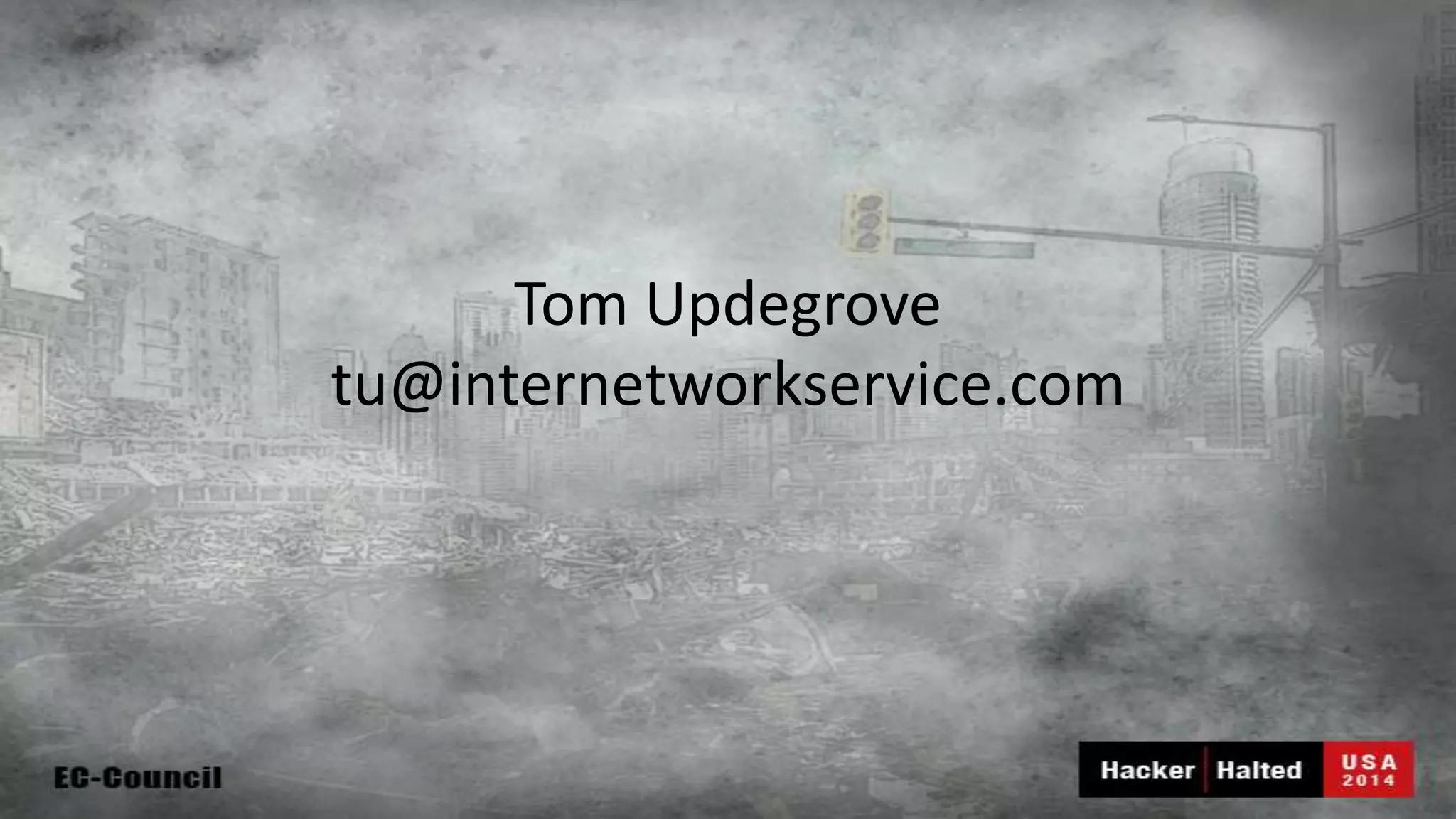 Tom Updegrove tu@internetworkservice.com 