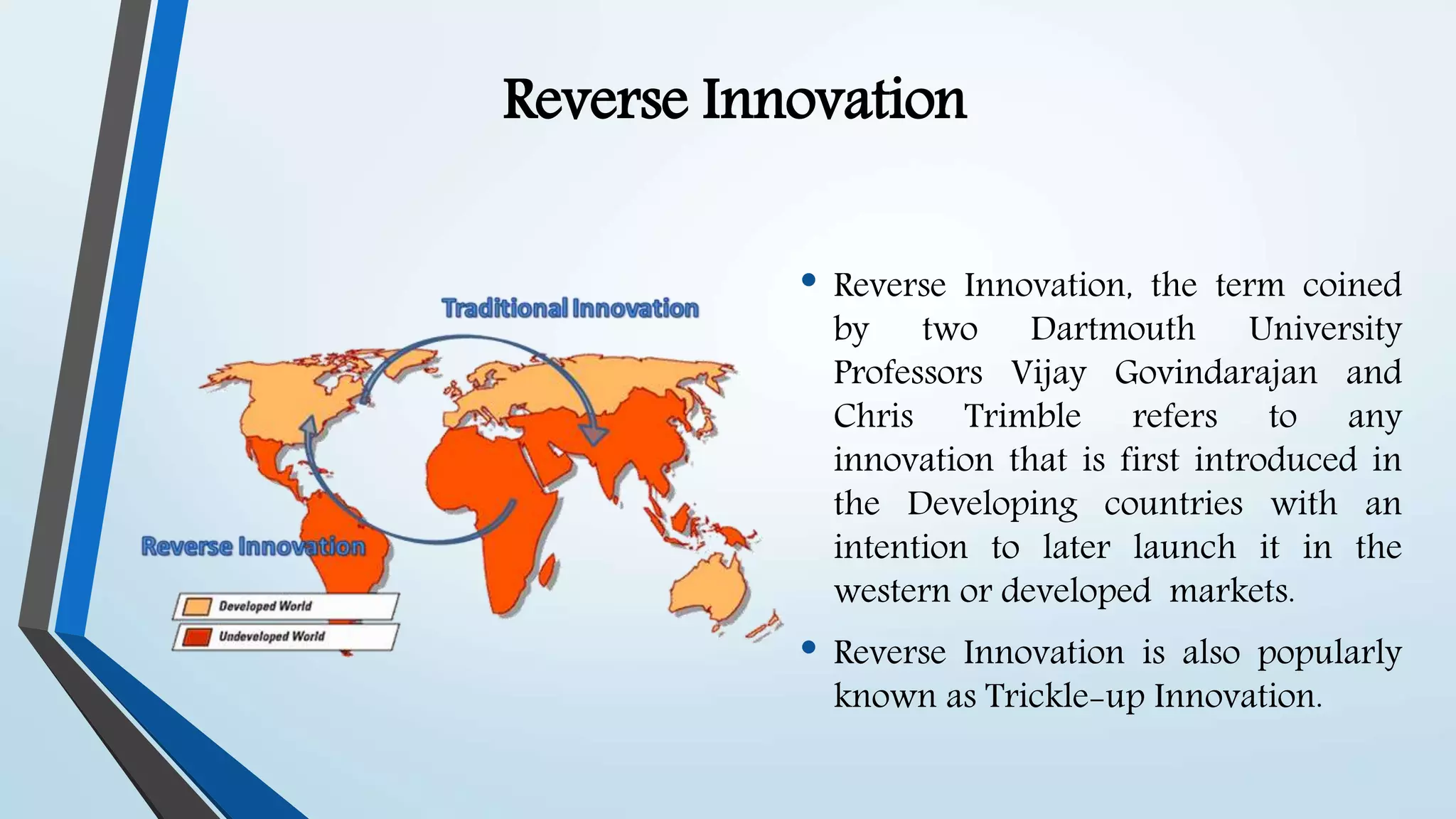 Tutorial: Reverse innovation | PPTX | Business | Business and Finance
