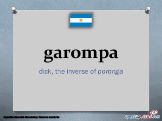 Reverse Lunfardo: 25 Argentina Spanish Slang Words