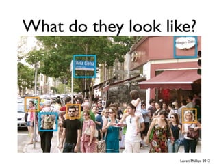 What do they look like?




                    Loren Phillips 2012
 