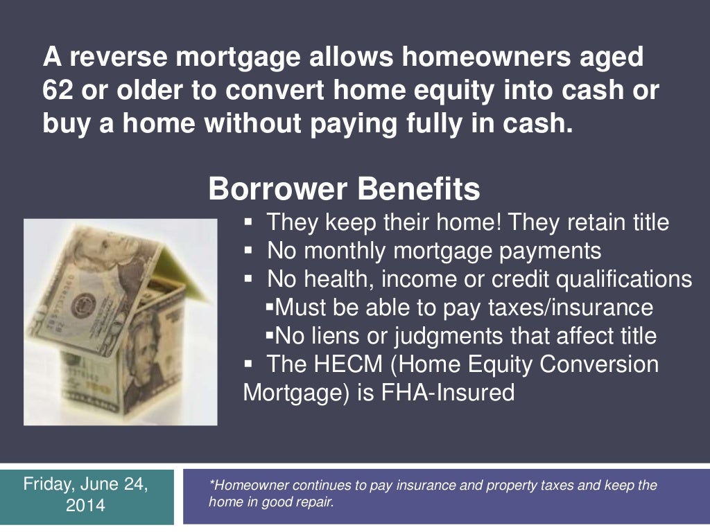 Reverse Mortgages Purchase & Refinance Explained