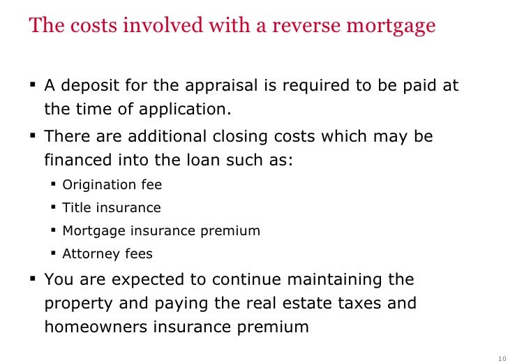 Reverse Mortgage Refinance Presentation