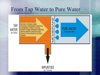 From Tap Water to Pure Water
 