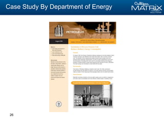 26
Case Study By Department of Energy
 