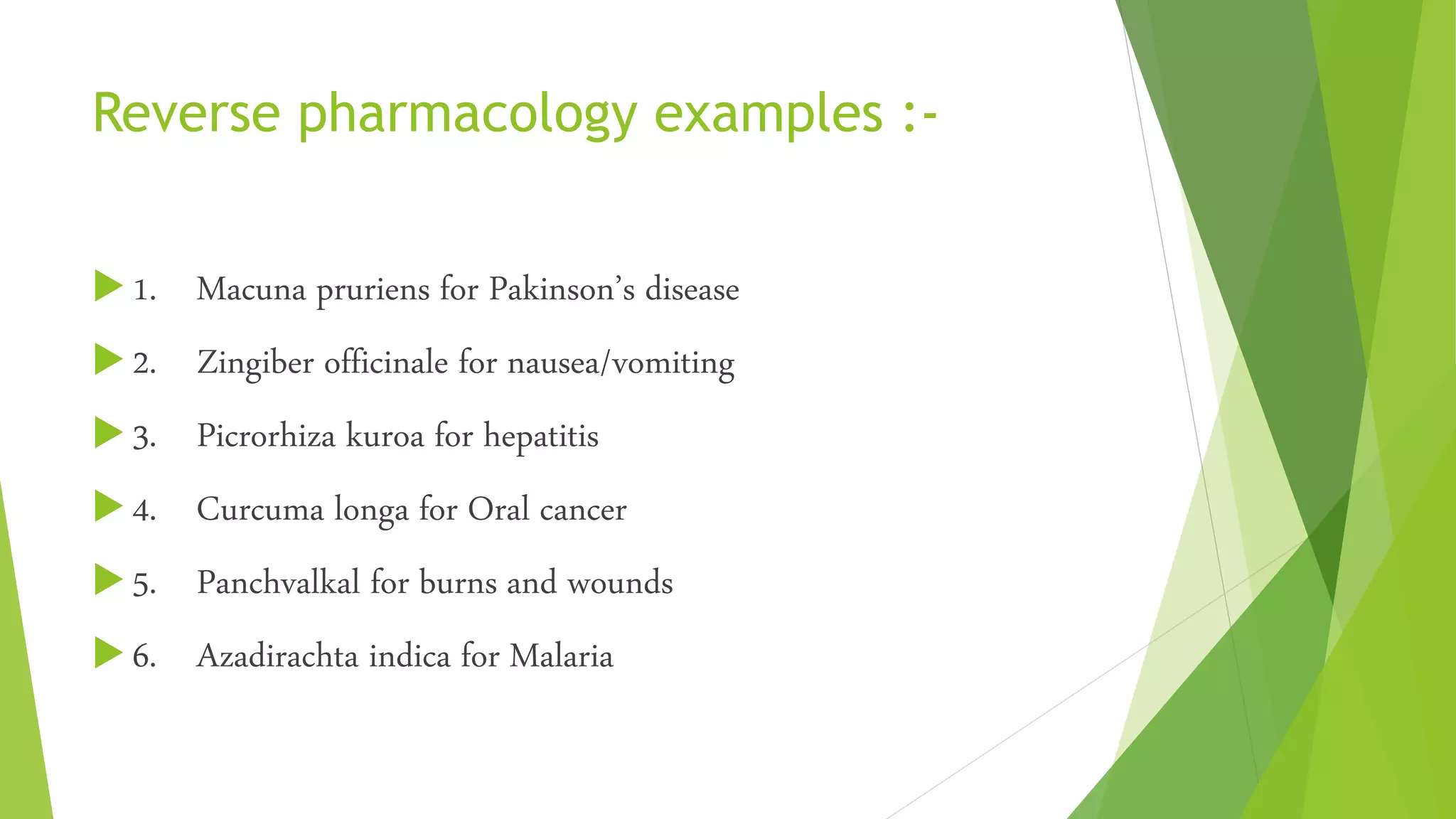 Reverse pharmacology | PPTX