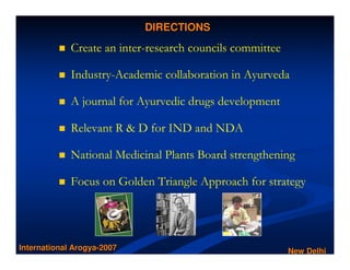 Reverse pharmacology Dr. Ashok Vaidya | PDF