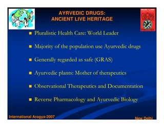 Reverse pharmacology Dr. Ashok Vaidya | PDF
