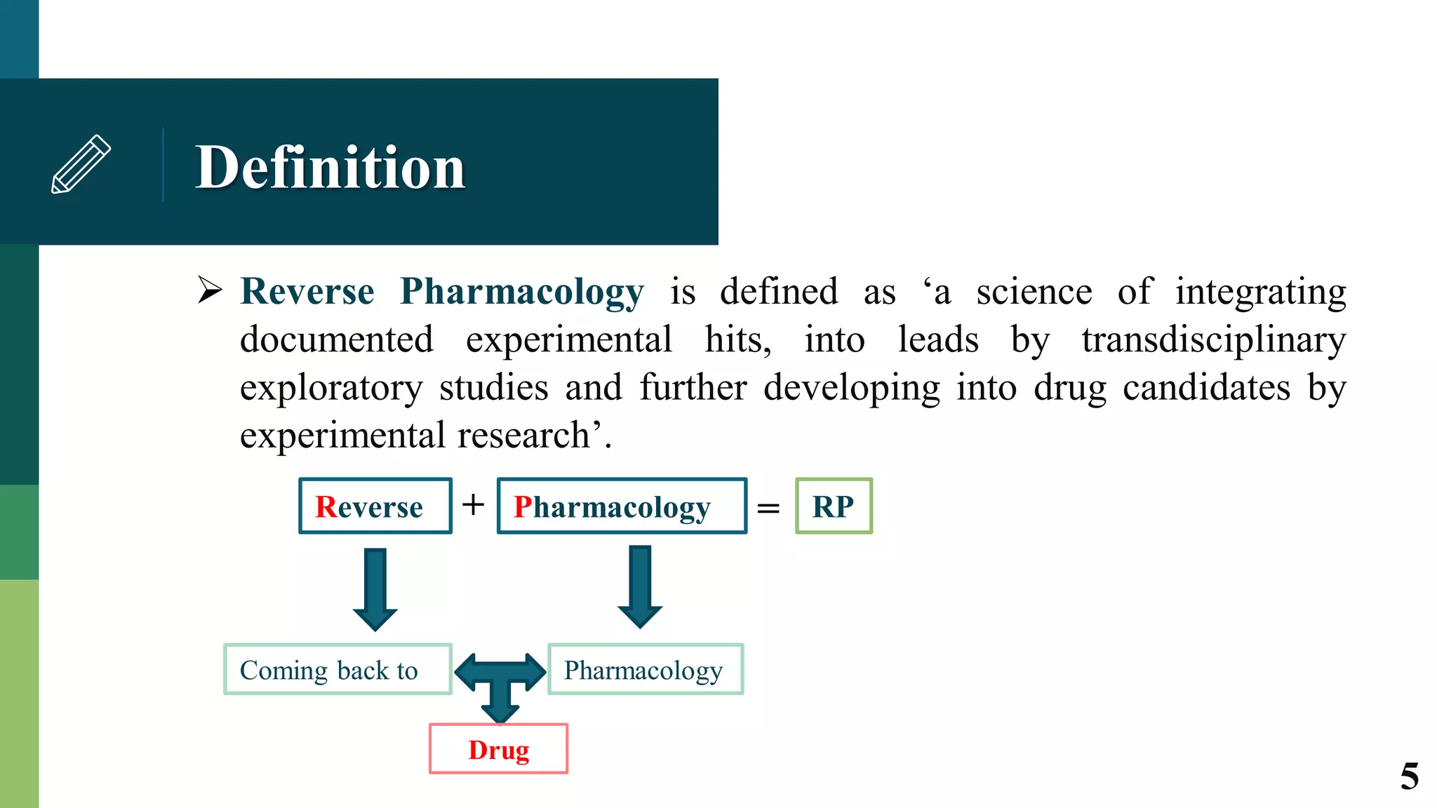 Reverse Pharmacology By Dr. Jeenal Mistry | PDF