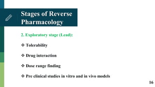 Reverse Pharmacology By Dr. Jeenal Mistry | PDF