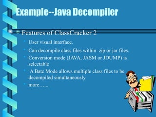 reverse engineering and applications and approaches | PPTX
