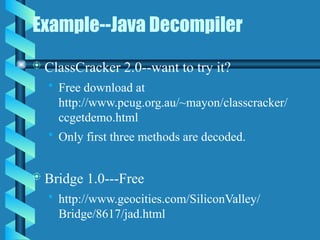 reverse engineering and applications and approaches | PPTX