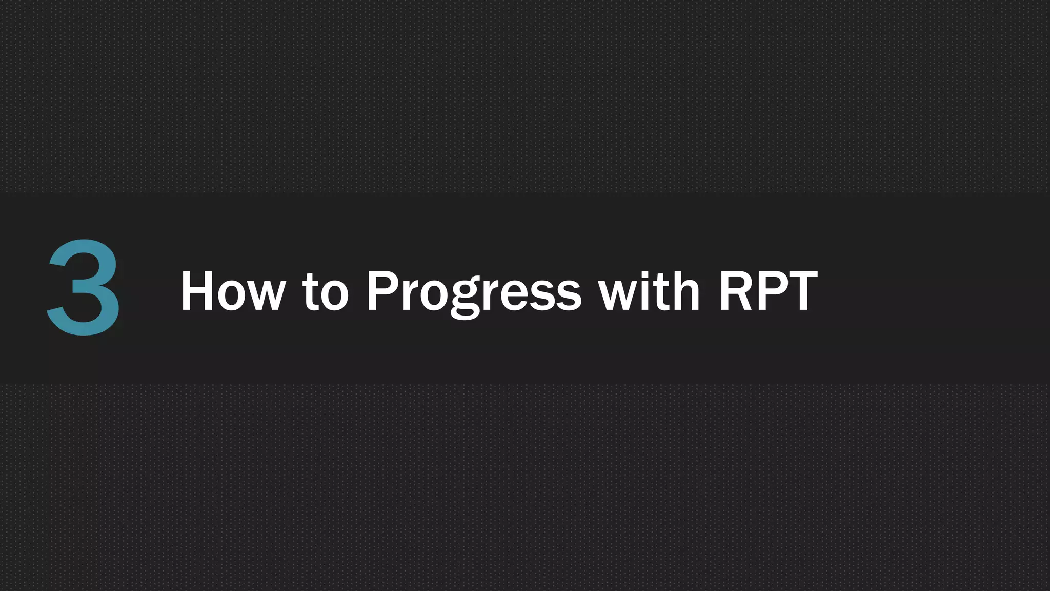 Reverse Pyramid Training | PPTX