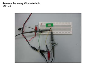 Reverse Recovery Characteristic
:Circuit
 